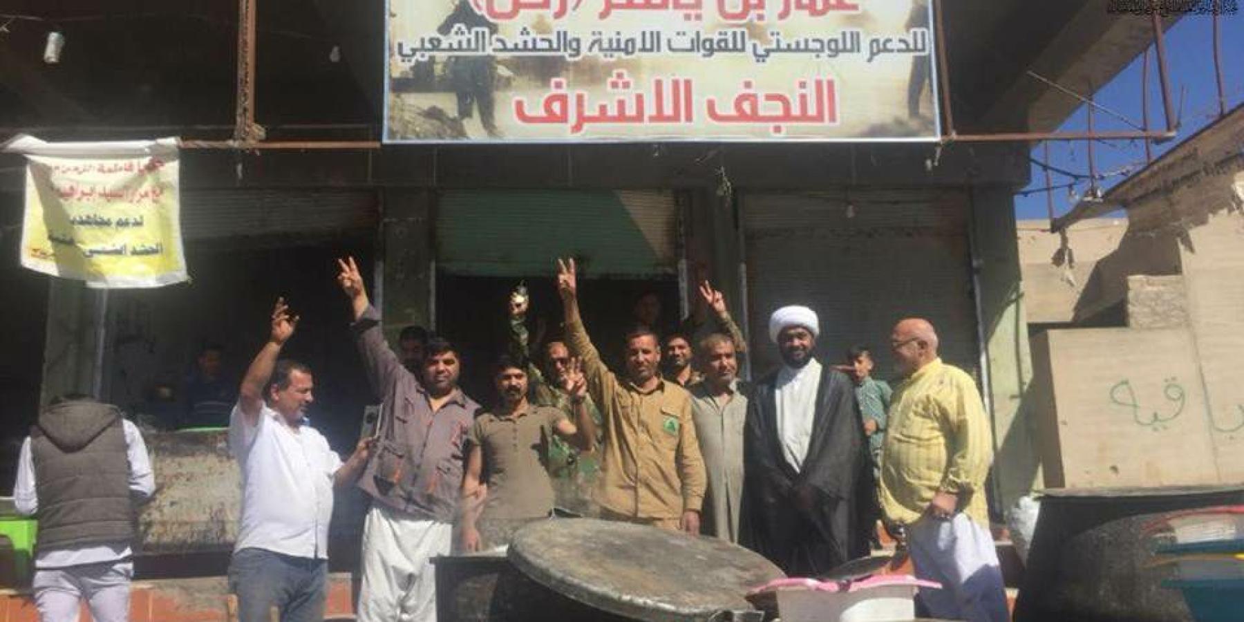 مبلغو العتبة العلوية يرافقون قافلة (عمار بن ياسر) لدعم المرابطين غربي محافظة نينوى