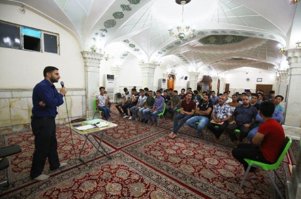 العتبة العلوية المقدسة تقيم مخيما كشفيا لطلبة مدارس الوقف الشيعي