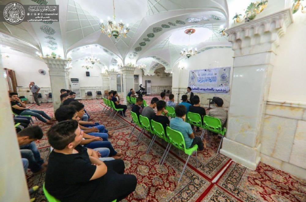 العتبة العلوية المقدسة تقيم مخيما كشفيا لطلبة مدارس الوقف الشيعي