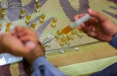 أكثر من20 كيلو غرام من العطور المركّزة تم استخدامها خلال زيارة عيد الغدير الأغر 