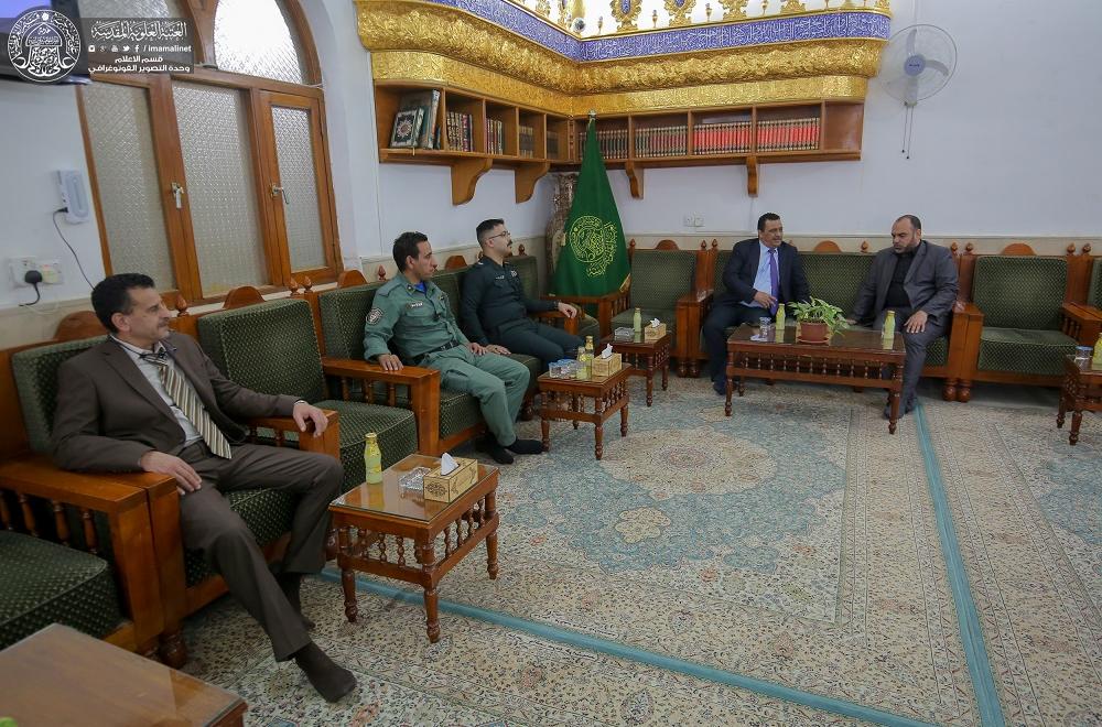 السفير التونسي لدى العراق يتشرف بزيارة مرقد امير المؤمنين (ع) ويبدي إعجابه بمستوى المشاريع