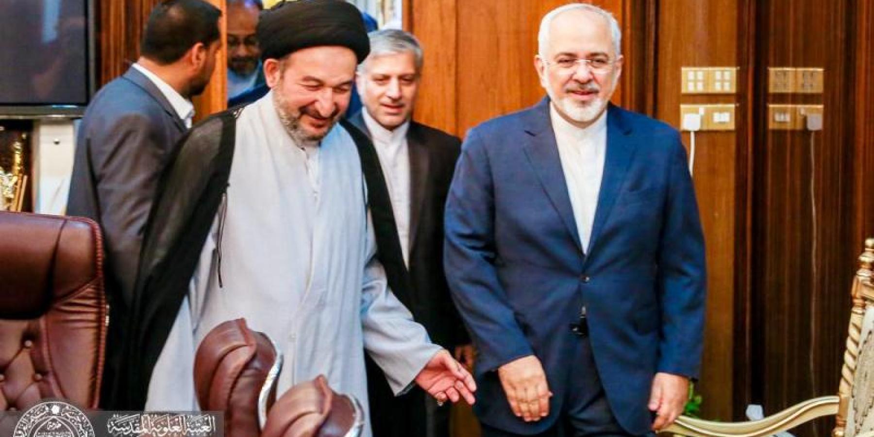الامين العام للعتبة العلوية المقدسة يستقبل وزير الخارجية الايراني والوفد المرافق له