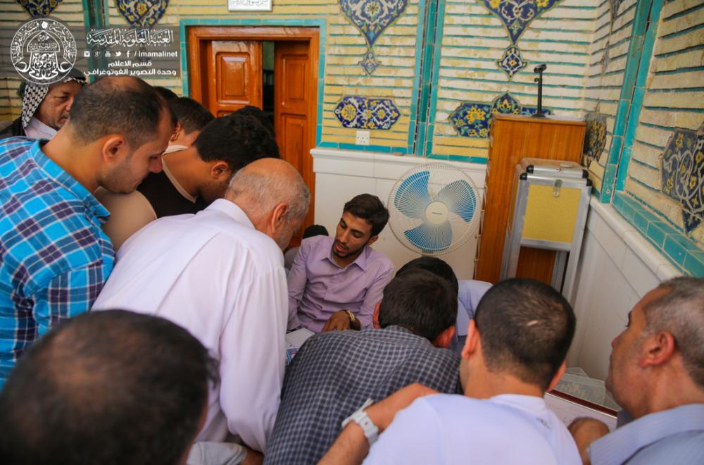 قسم الشؤون الدينية يطلق مشروع تصحيح القراءة لسورة الفاتحة المباركة للزائرين الكرام في عيد الغدير الأغر 