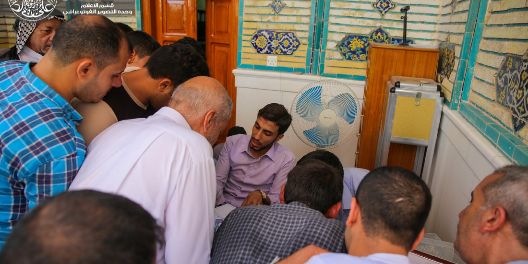 قسم الشؤون الدينية يطلق مشروع تصحيح القراءة لسورة الفاتحة المباركة للزائرين الكرام في عيد الغدير الأغر 