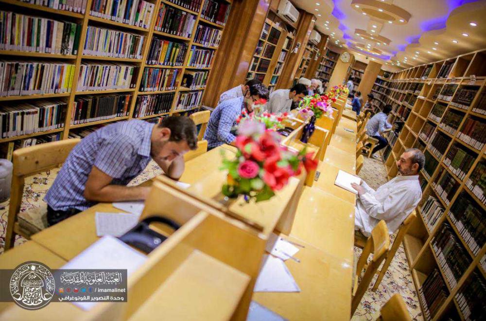 مكتبة الروضة الحيدرية المطهرة تستقبل أكثر من 4500 باحث خلال شهر آب/ أغسطس الماضي