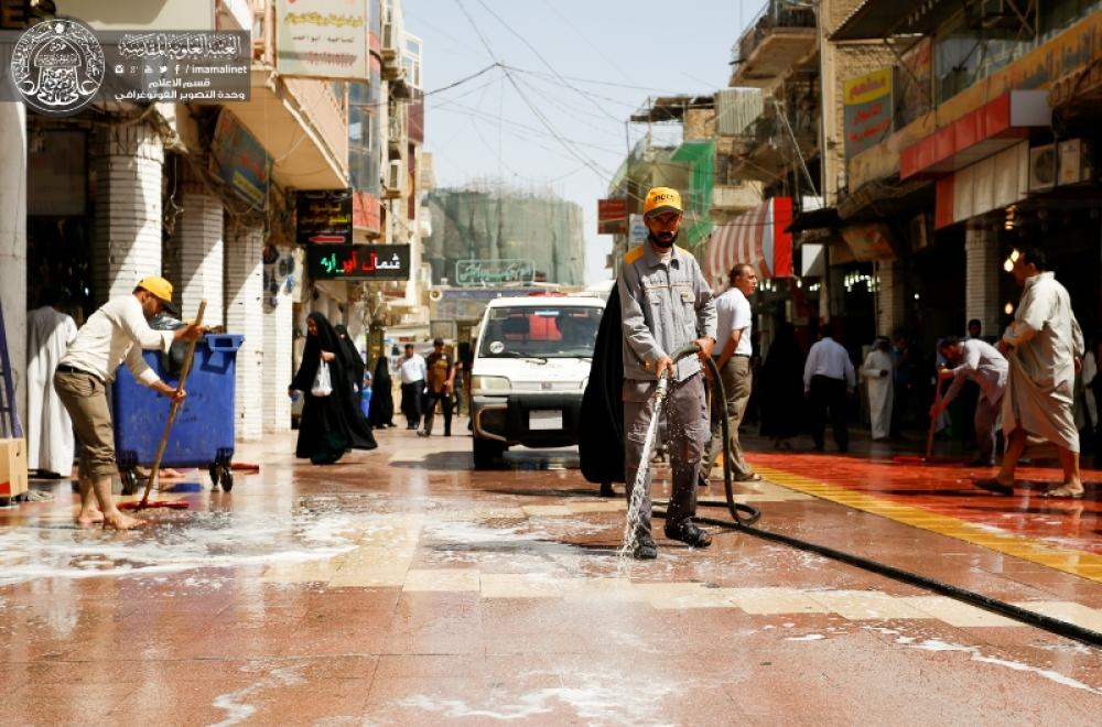قسم الخدمات الخارجية يتسلم آليات جديدة لدعم عمله في تنظيف شوارع مدينة النجف الأشرف