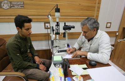 مركز الأمير للعيون في العتبة العلوية المقدسة يستخدم أحدث التقنيات الطبية لتشخيص العشرات من الحالات المرضية يومياً